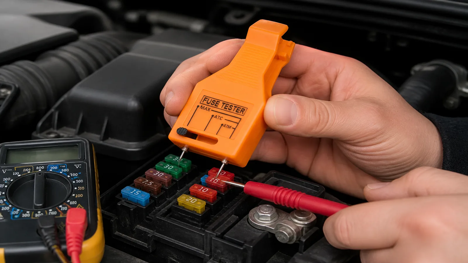 6V 24V Blade Fuse Tester Puller UK | Atoatc